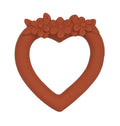 Anneau de dentition Cœur Terracotta – A Little Lovely Company