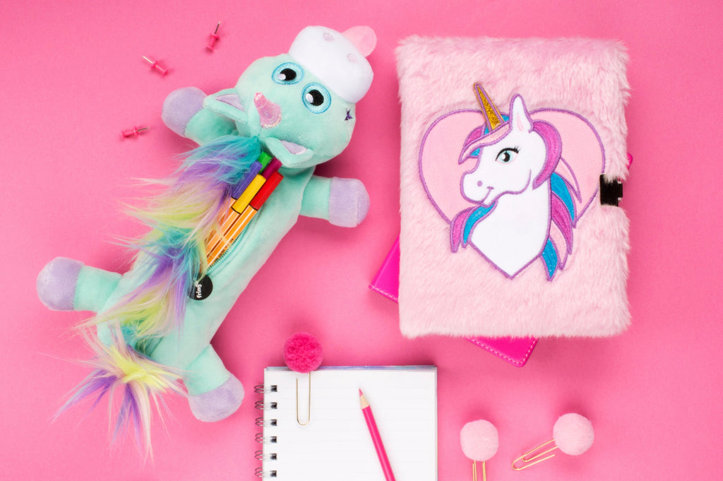Trousse scolaire – arc-en-ciel licorne Mint