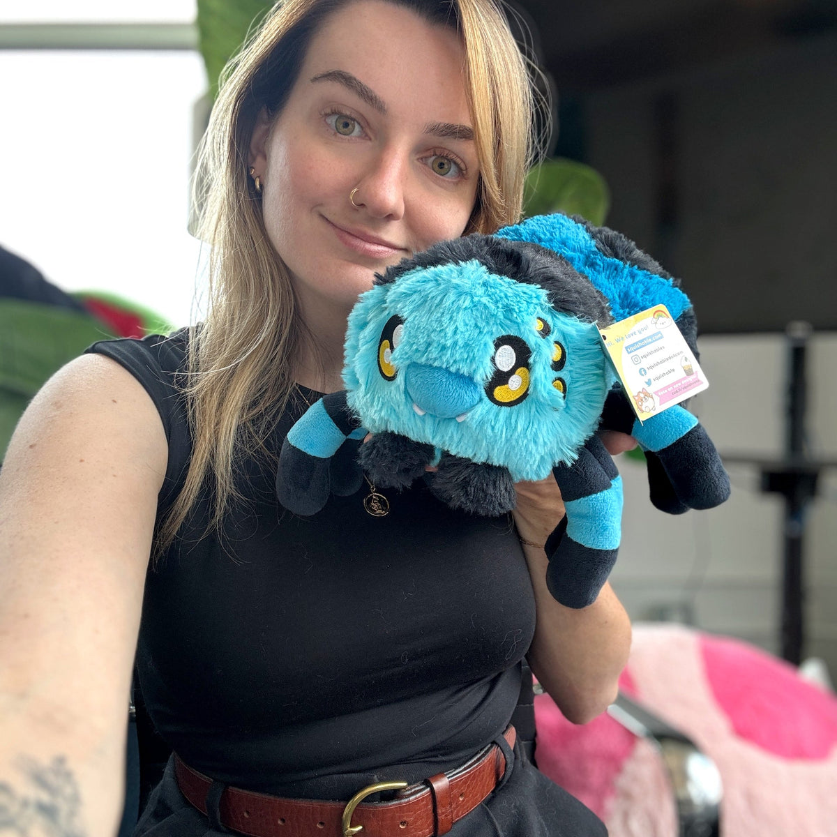 Peluche Mini Squishable – Tarentule Bleue
