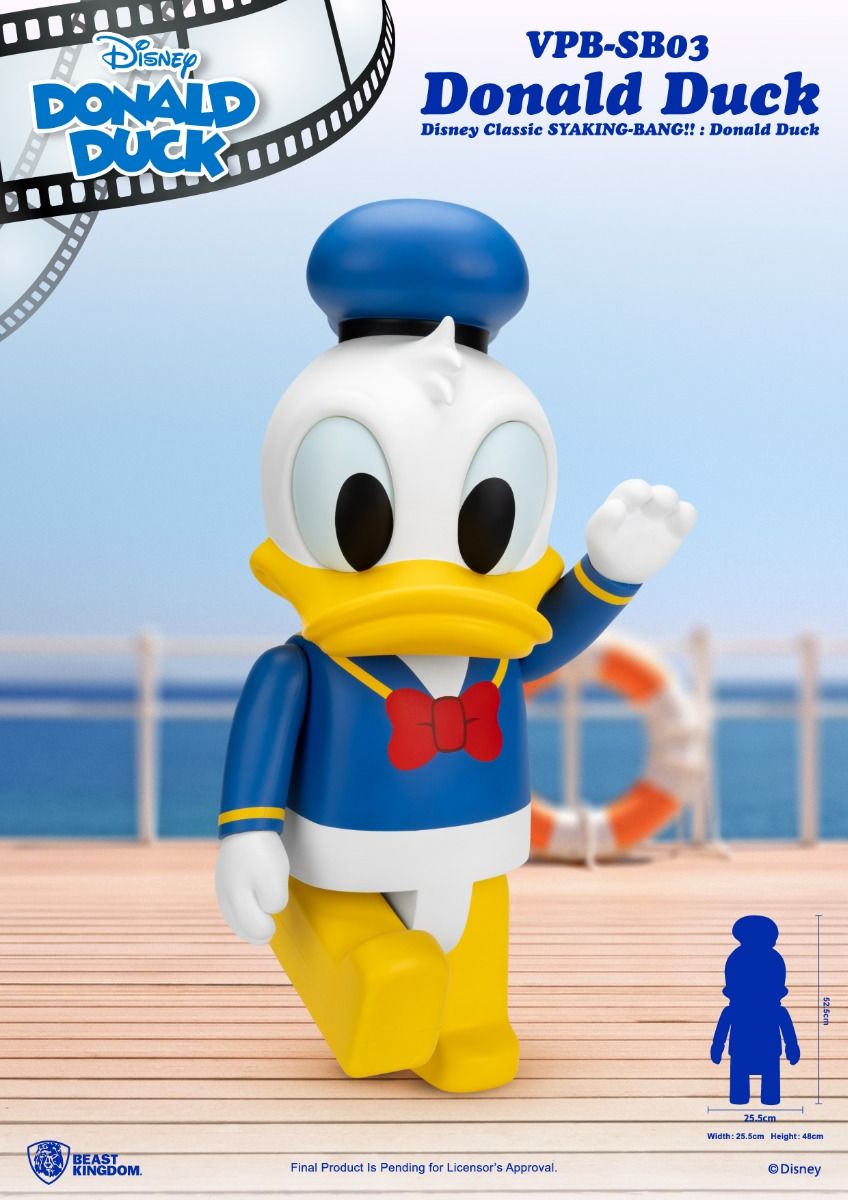 disney classic syaking bang donald duck beast kingdom 