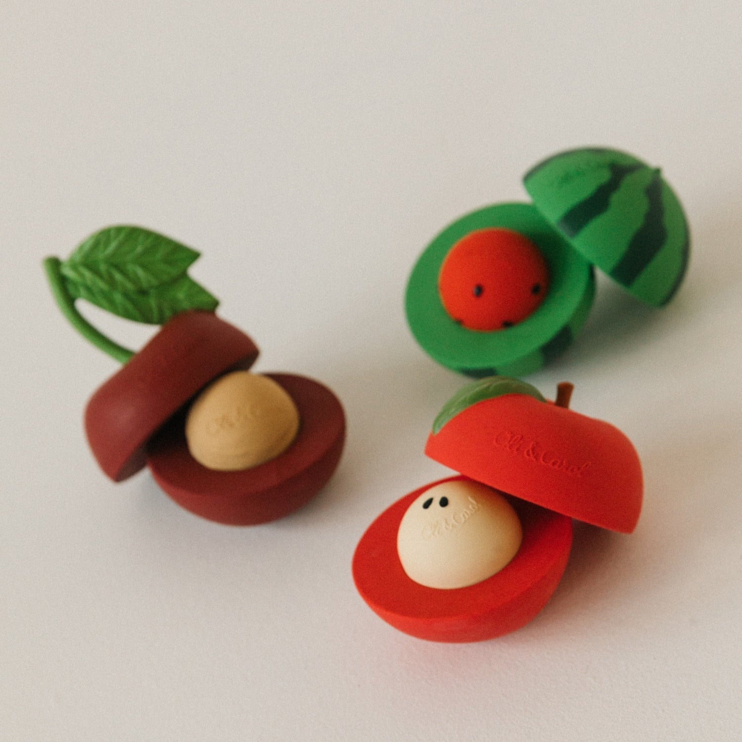 Pastèque – Jouet à empiler et balle hochet – vue produit 8
