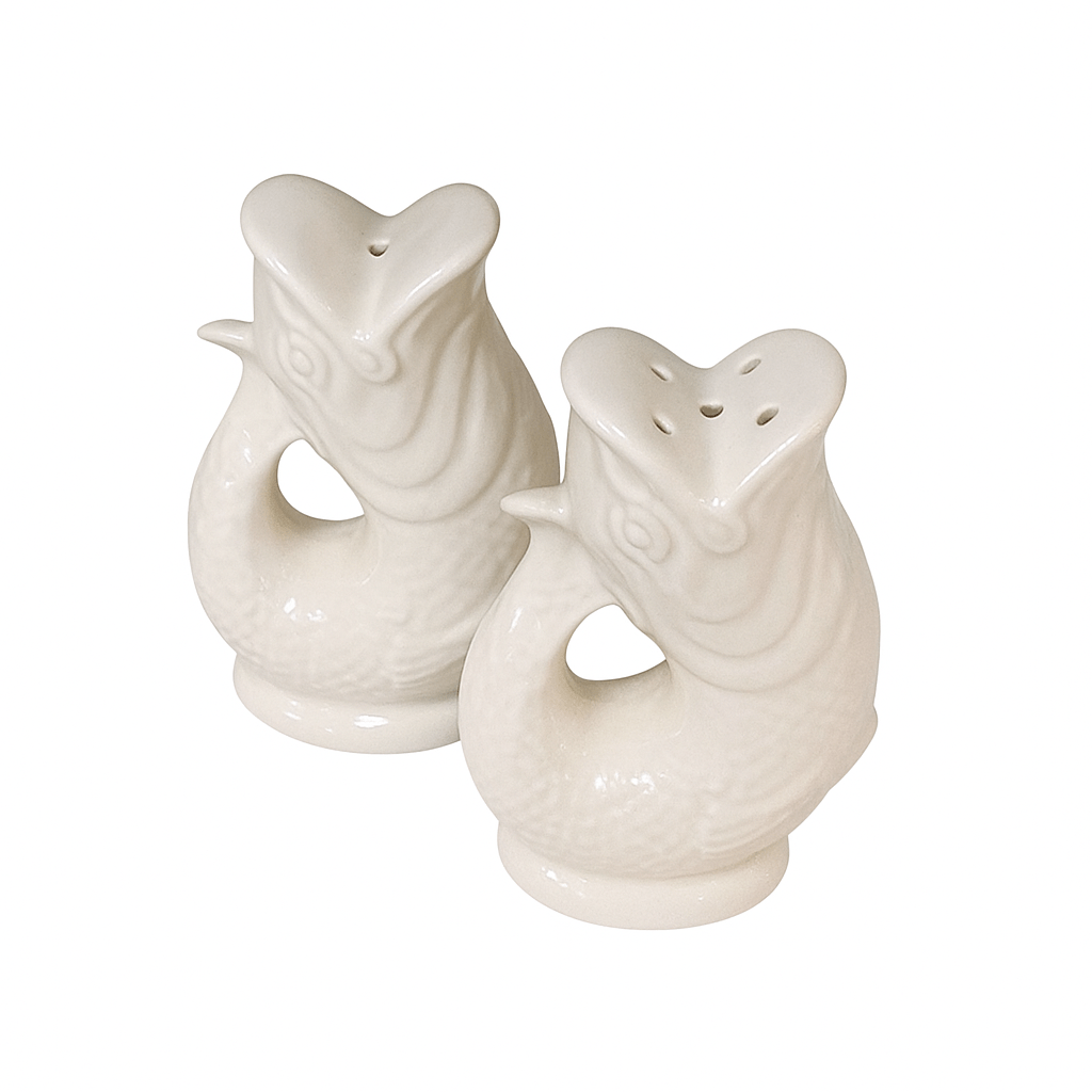 Sel et poivre Poissons « Gluggle Pots » - Blanc