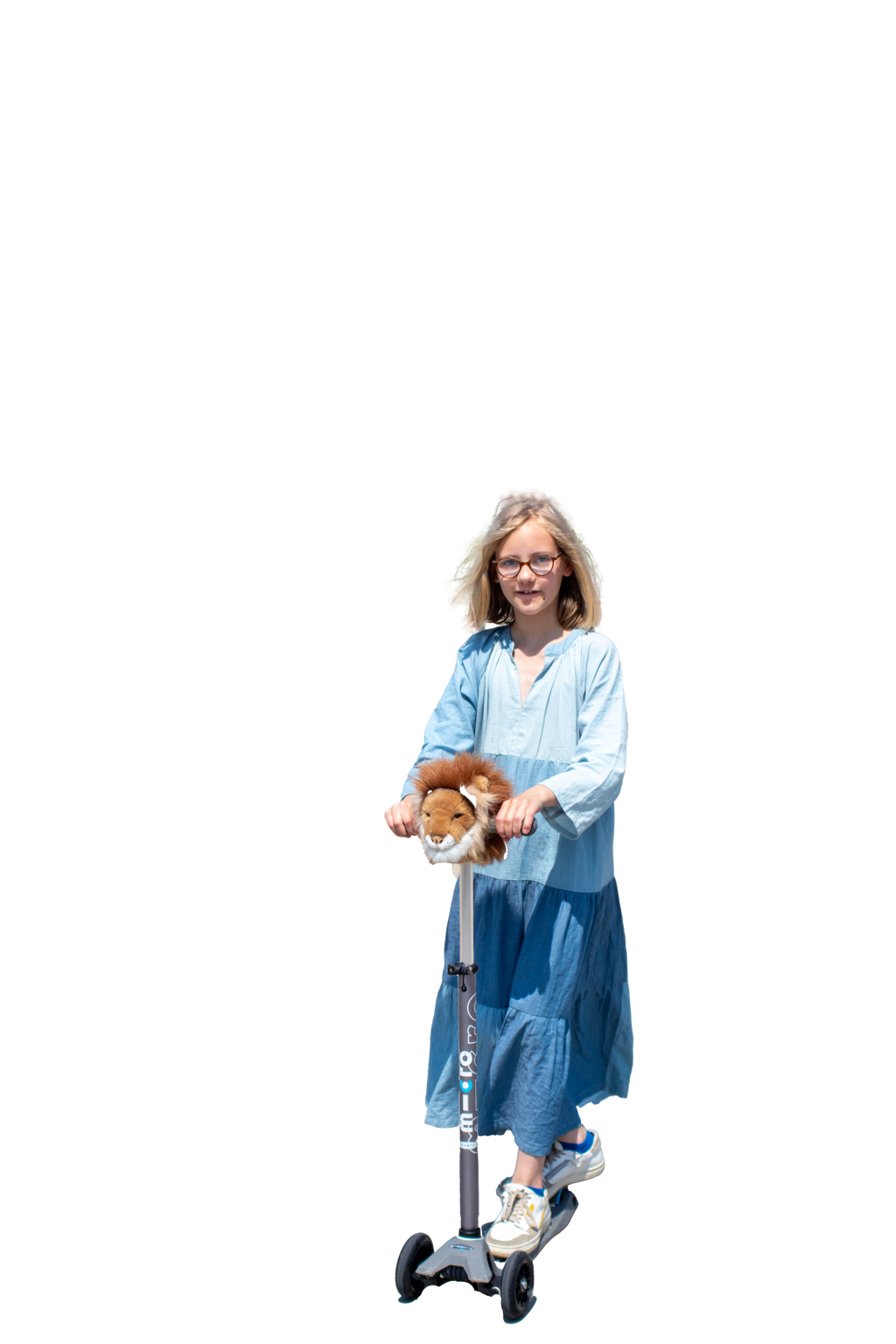Accessoire tête de lion pour vélo ou trottinette enfant - Wild & Soft