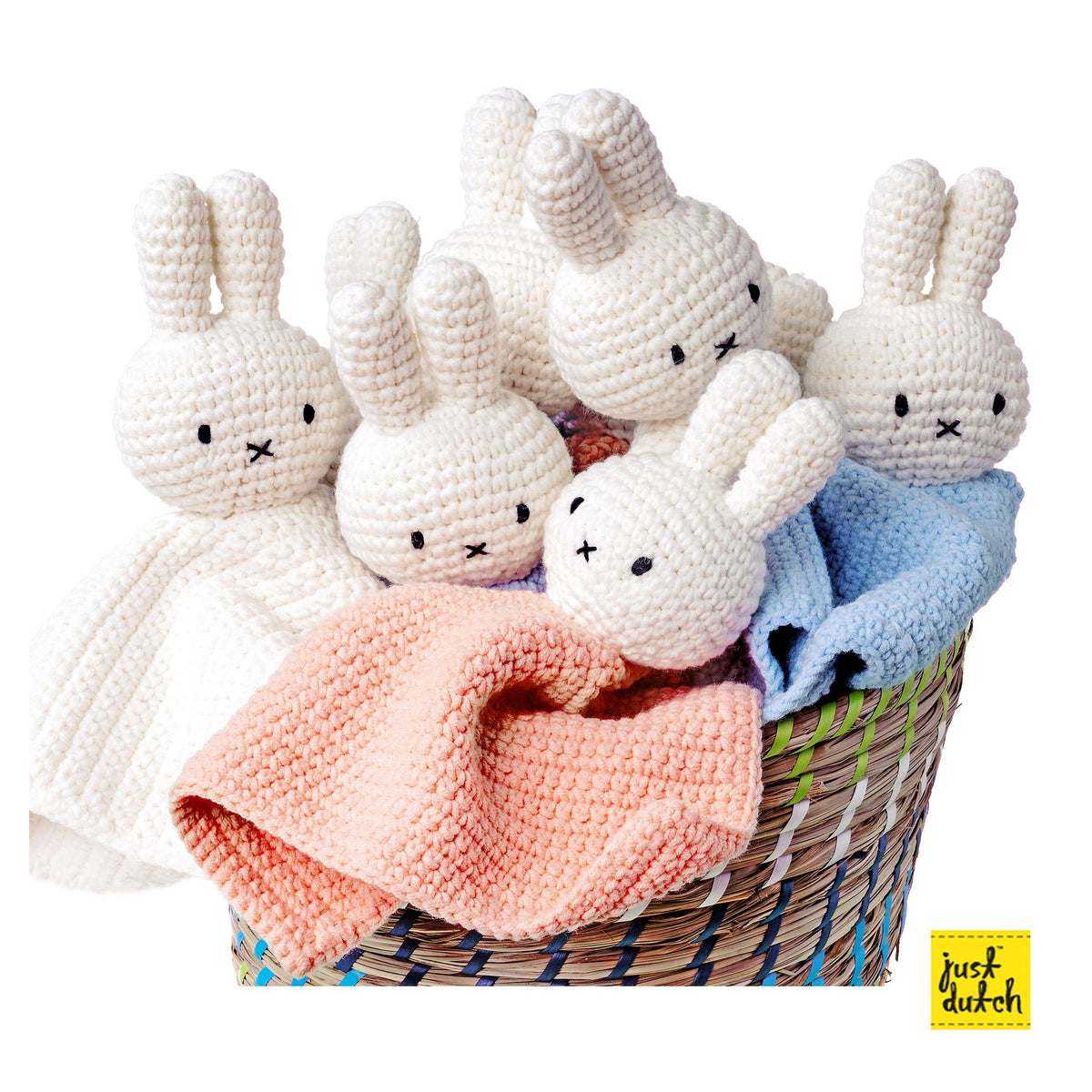 Doudou en Crochet Lapin Miffy - Blanc