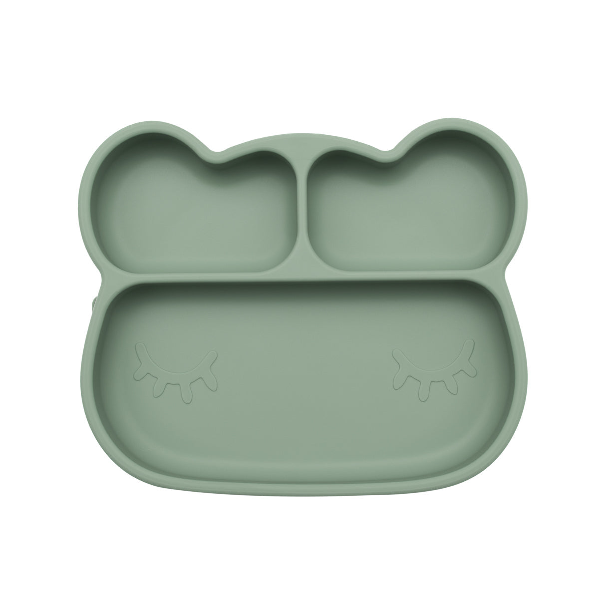 Assiette en Silicone Ours Sauge We Might Be Tiny 