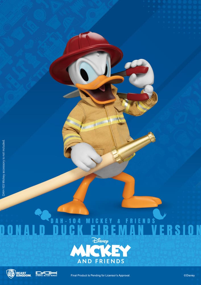 donald duck fireman version beast kingdom toys 
