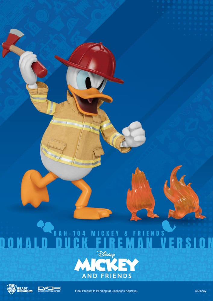 donald duck fireman version beast kingdom toys 