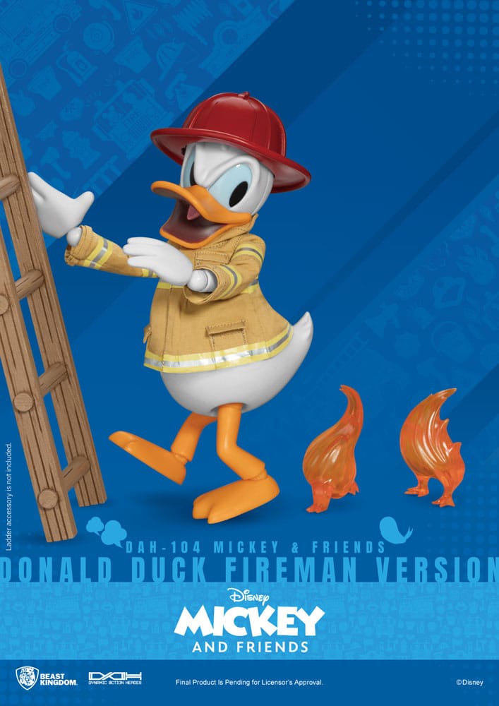 donald duck fireman version beast kingdom toys 