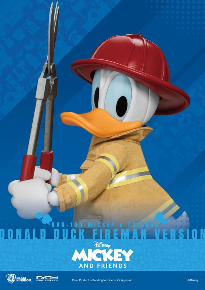 donald duck fireman version beast kingdom toys 