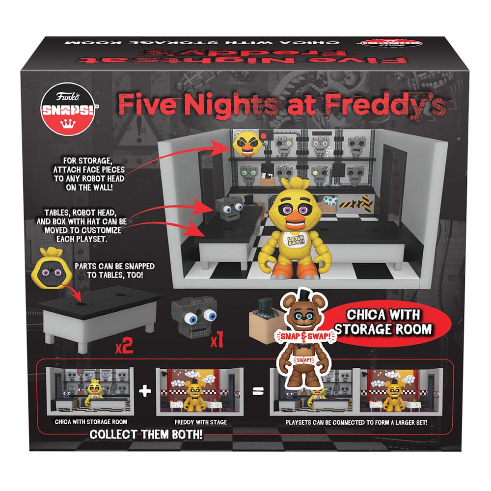 Funko Chica avec Salle de Stockage - Snaps! Playset – Five Nights at Freddy's