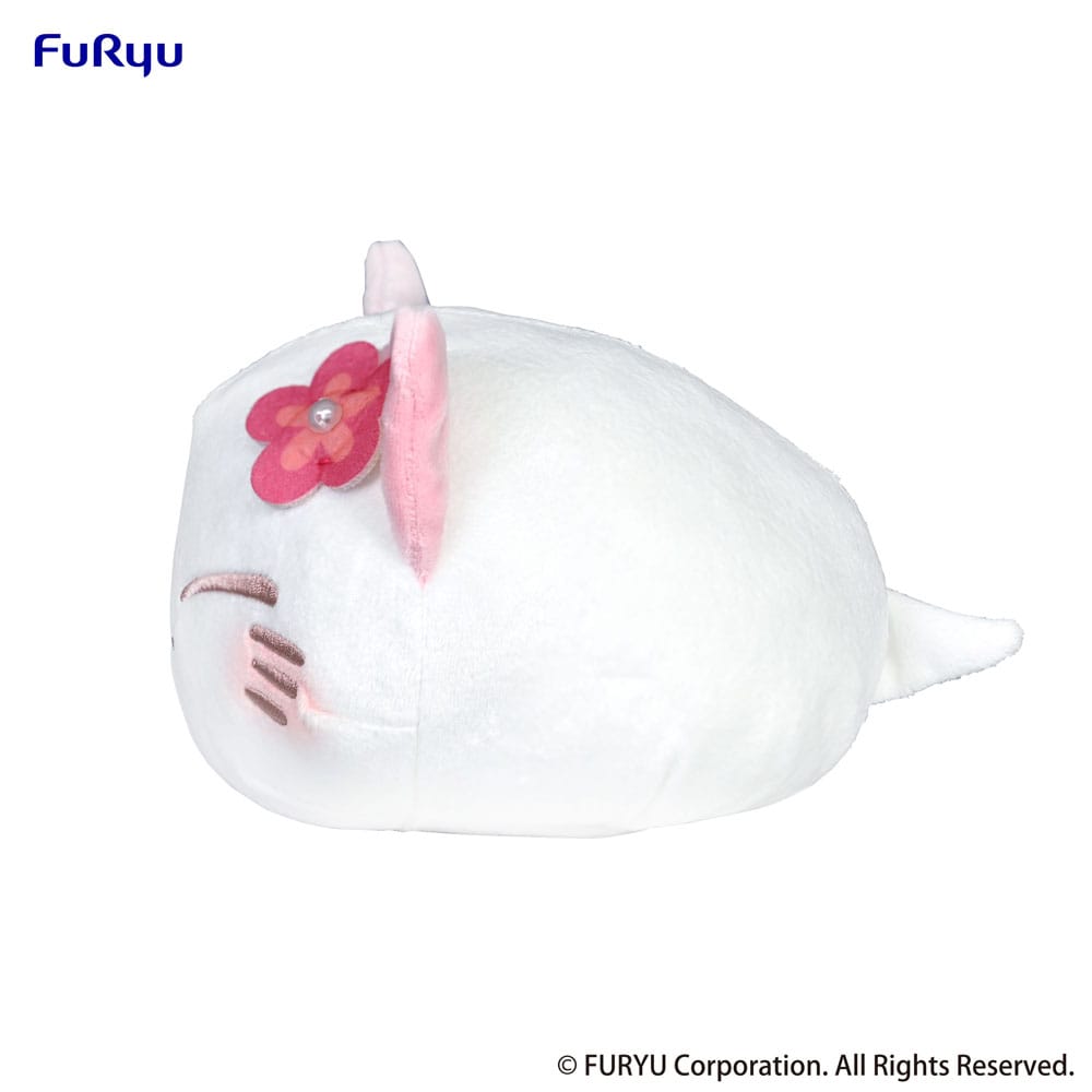 nemuneko cat peluche pink 18 cm 