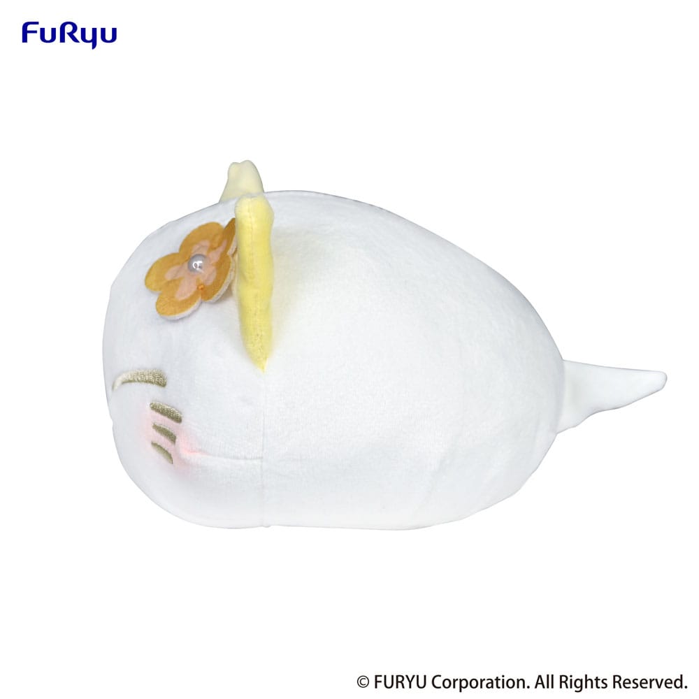 nemuneko cat peluche yellow 18 cm 