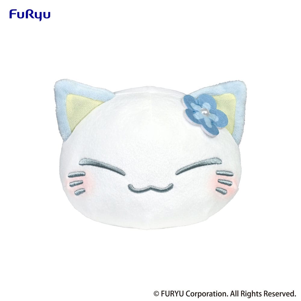 nemuneko cat peluche blue 18 cm FRYU36250 4582782362508