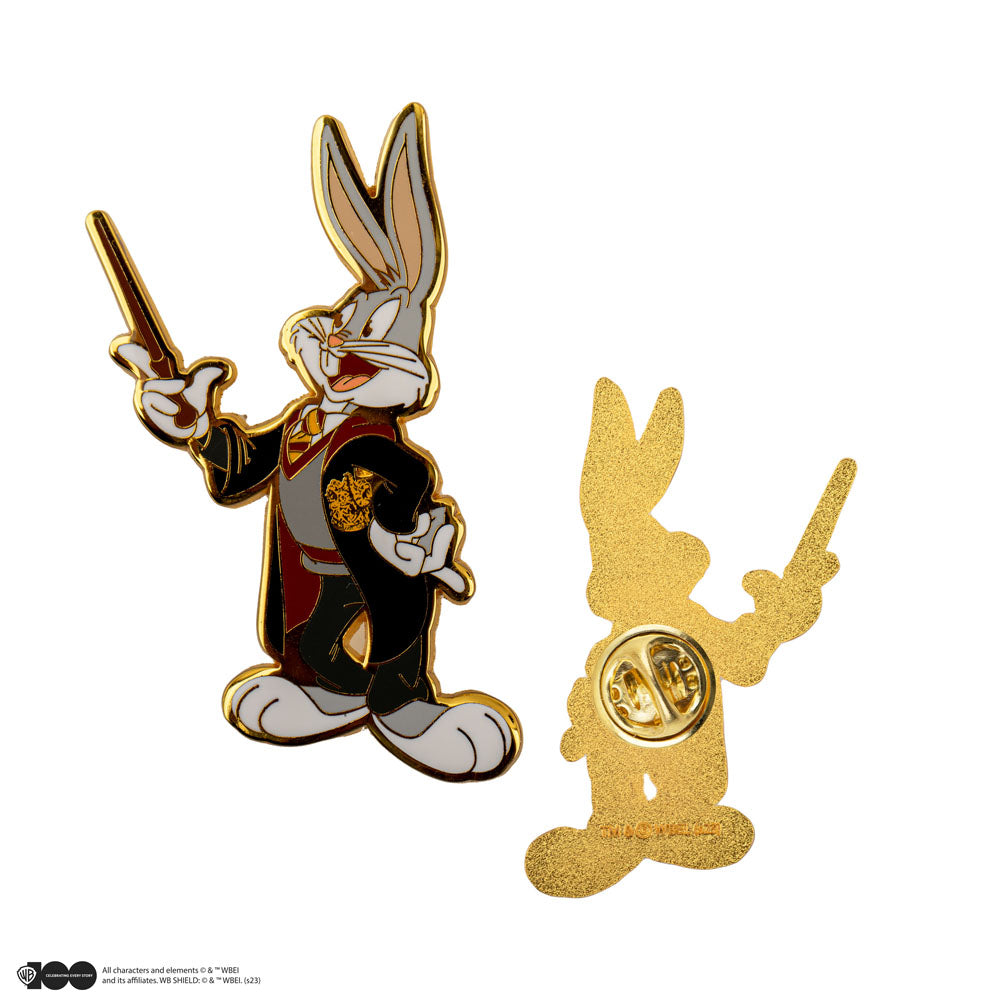 Pin’s Bugs Bunny et Daffy Duck à Poudlard Cinereplicas CoinCaillerie