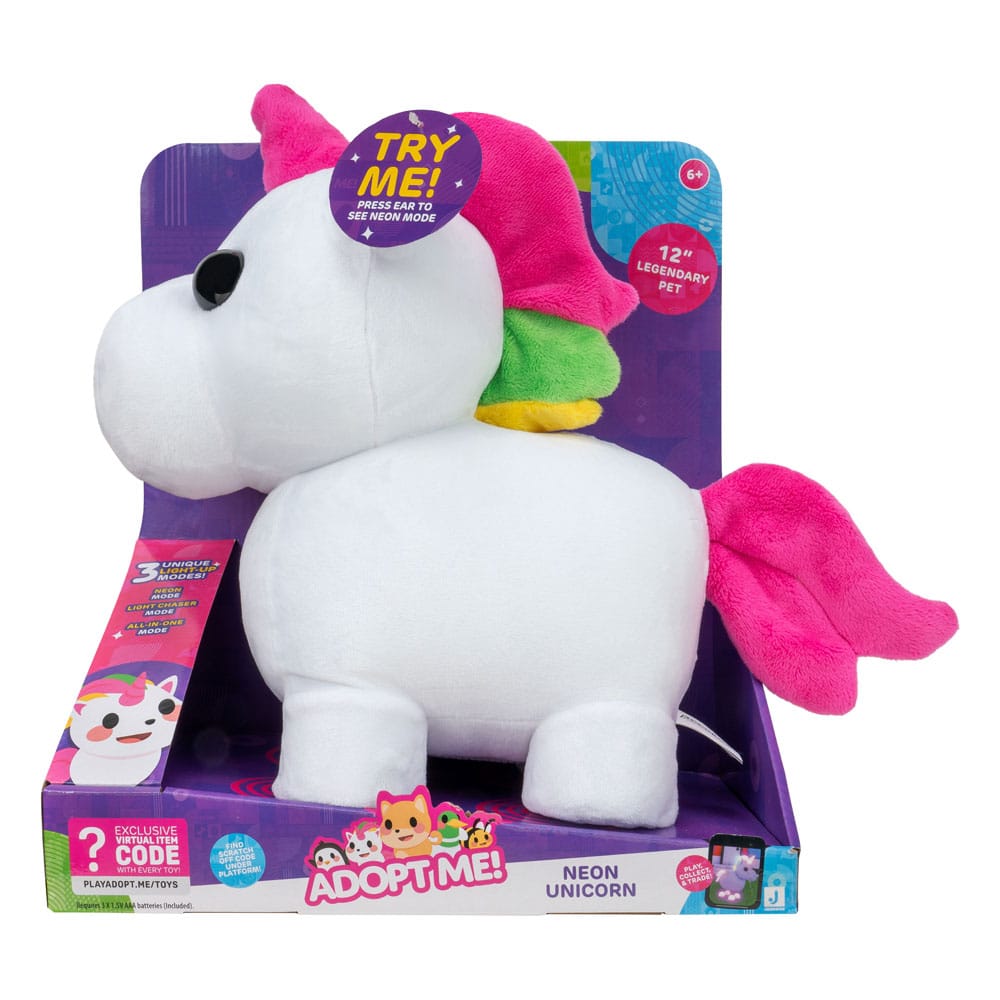 peluche adopt me licorne glow jazwares 