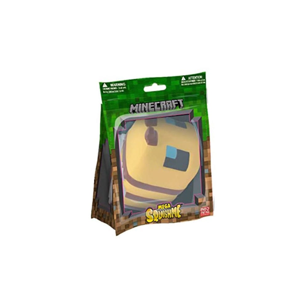 mega squishme minecraft abeille just toys 