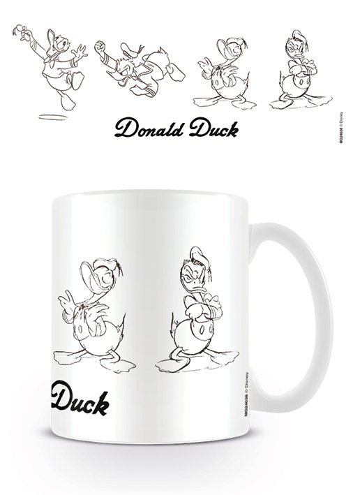 mug disney donald duck sketch pyramid 